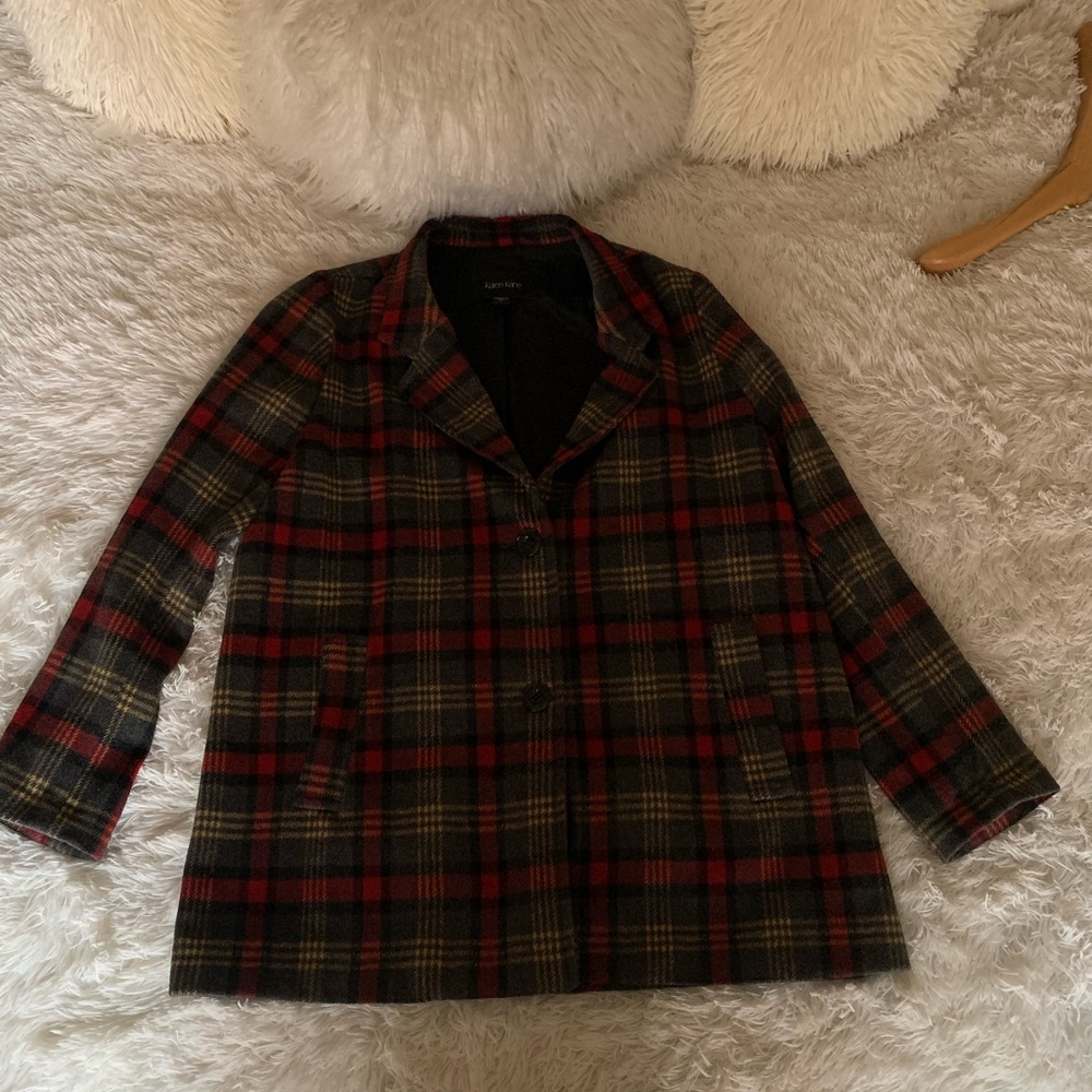 Karen Kane Red Plaid Blazer